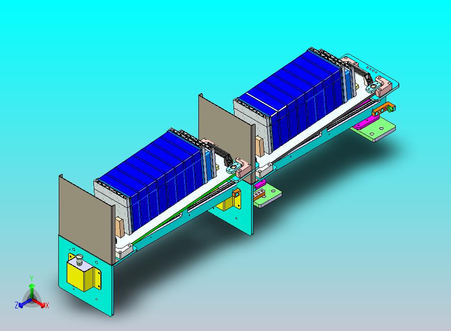 动力电池模组转运定位线