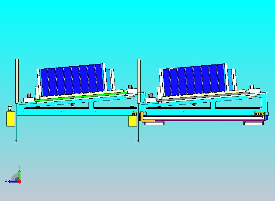 动力电池模组转运定位线