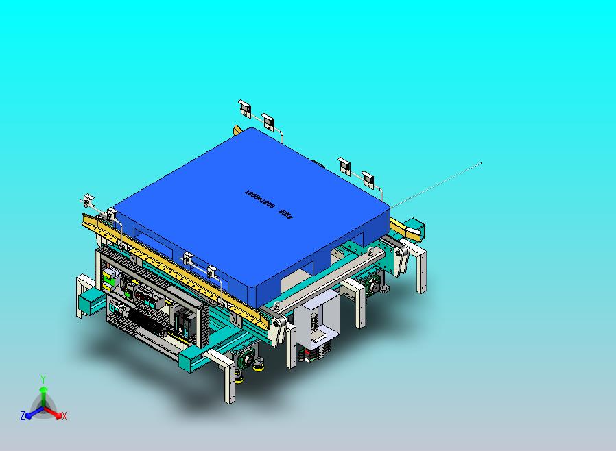 光伏硅片传输平移平台