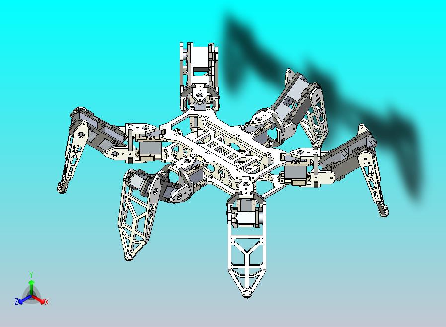 仿生六足机器人