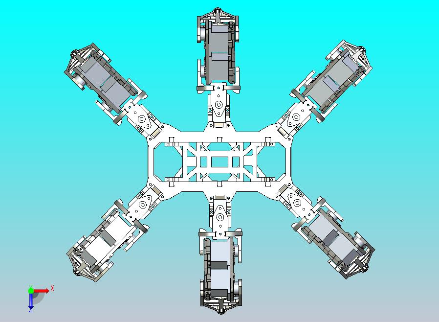 仿生六足机器人