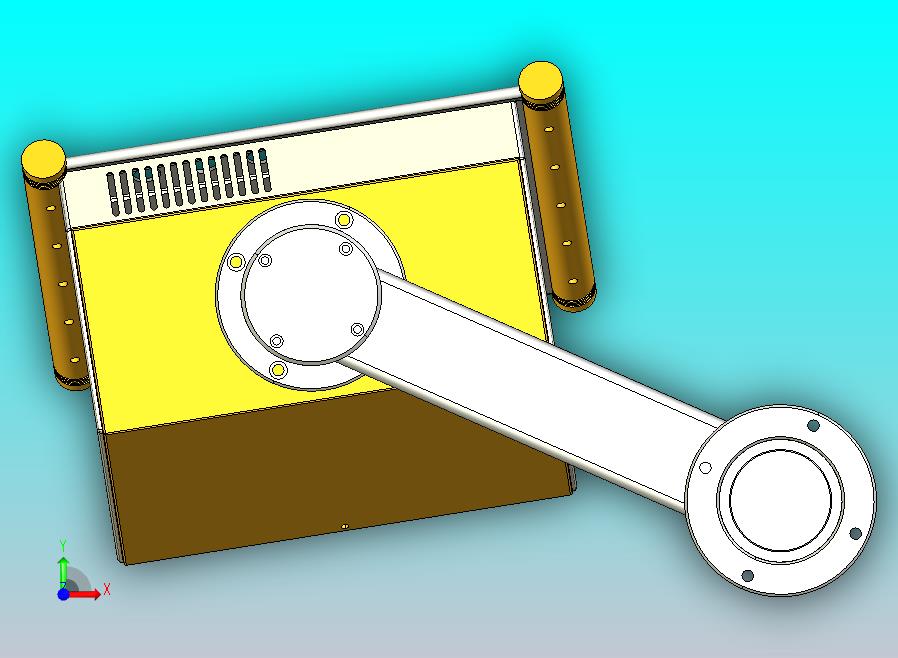 摇臂式人机界面控制箱