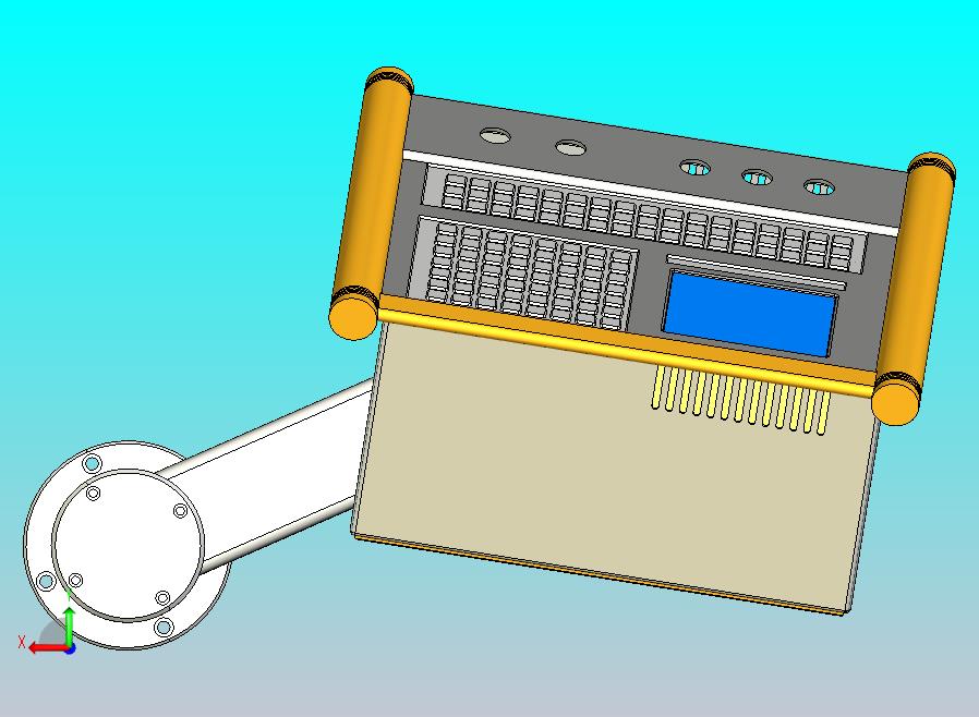 摇臂式人机界面控制箱