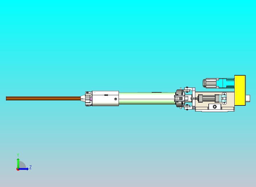 圆管卡盘自动送料
