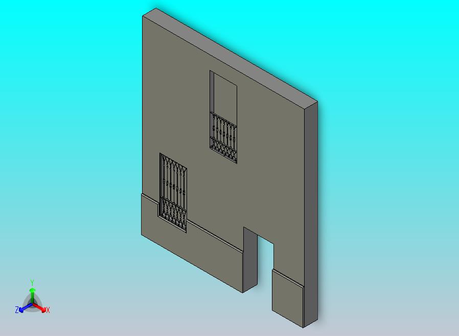 阳台和铸铁格栅