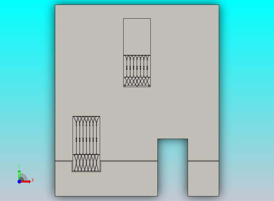 阳台和铸铁格栅