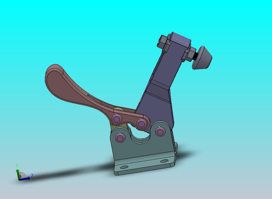 翻转夹 – M4 安装孔