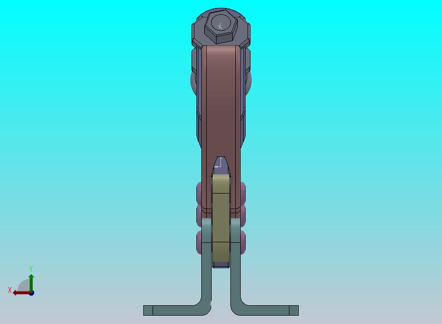 翻转夹 – M4 安装孔