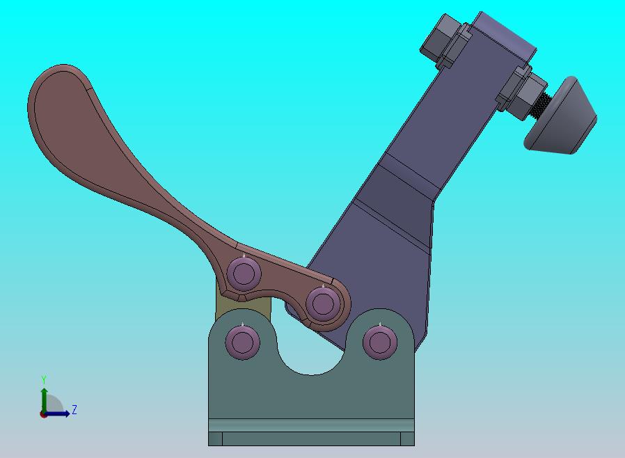 翻转夹 – M4 安装孔