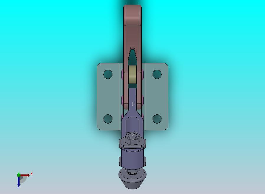 翻转夹 – M4 安装孔