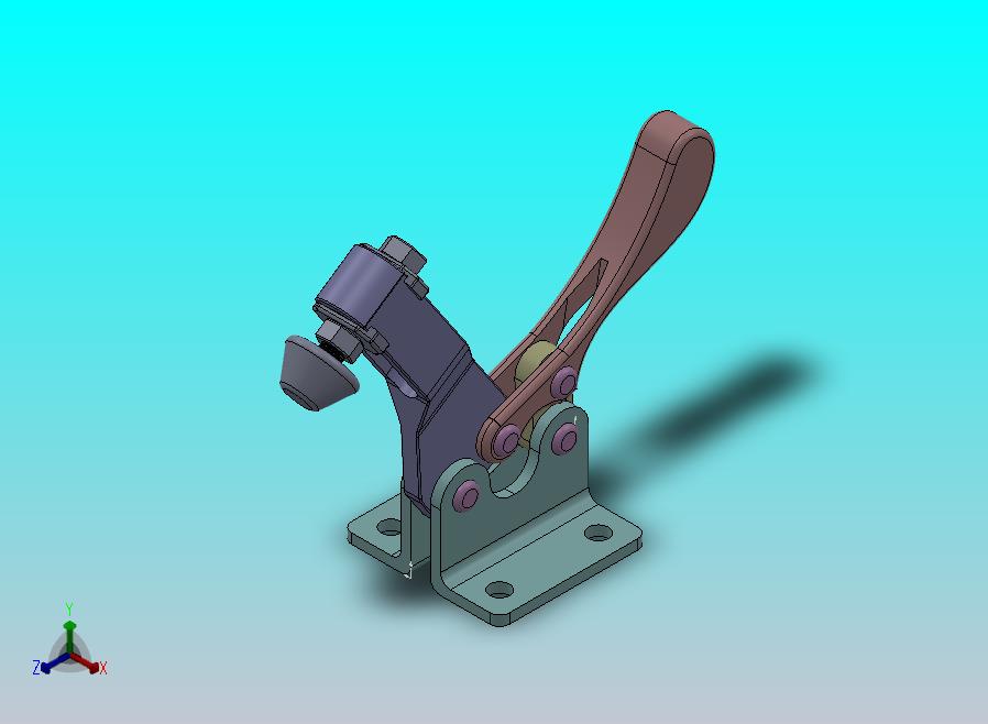 翻转夹 – M4 安装孔