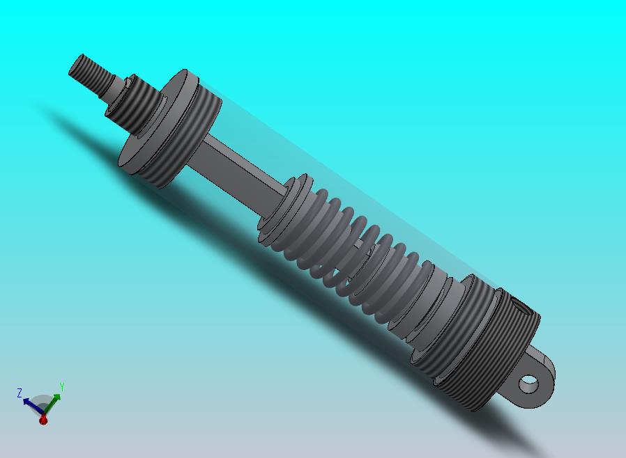 圆形气缸（单作用）（带方形杆）32x（9.5x9.5）x32mm