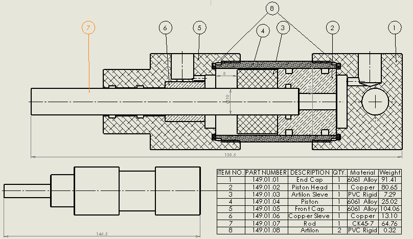 “特种气缸（带往复