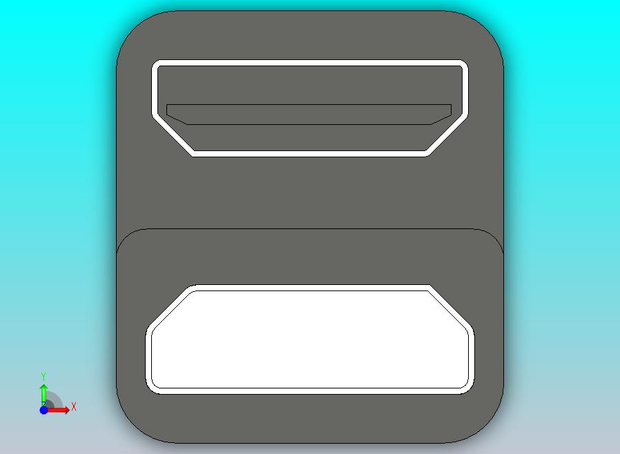 AGVEE 180度HDMI向内适配器