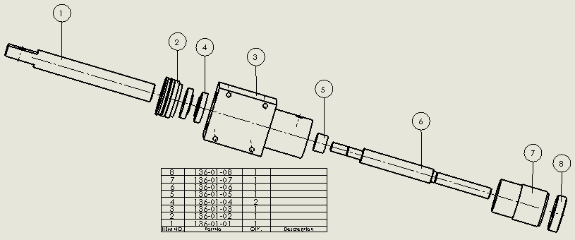 专用微型气动缸（双杆）（调节行程）40x20x55mm