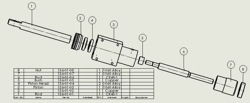 专用微型气动缸（双杆）（调节行程）40x20x55mm