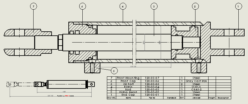 双作用液压缸 (1)