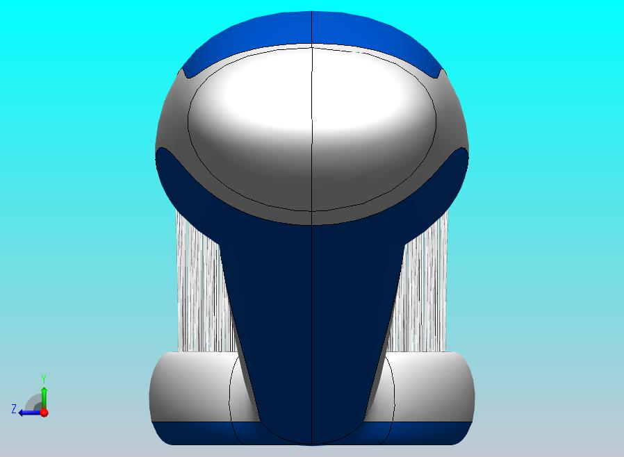 逼真的牙刷模型