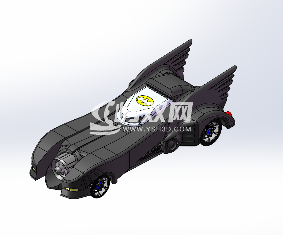 蝙蝠车模型