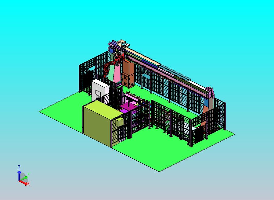 成品板材自动剪切（AGV上下料、机器人天轨，滚筒输送系统，自动对中机构，自动旋转，剪板机）