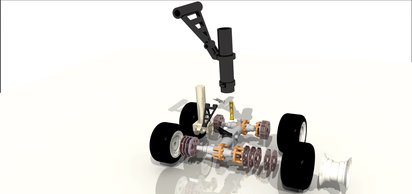 多转向架起落架