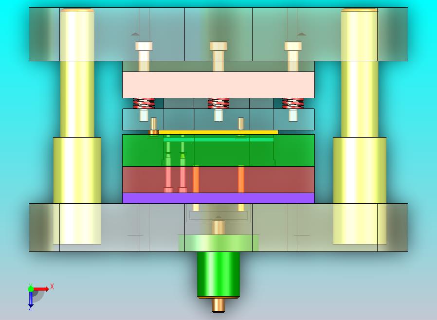冲孔落料复合模具