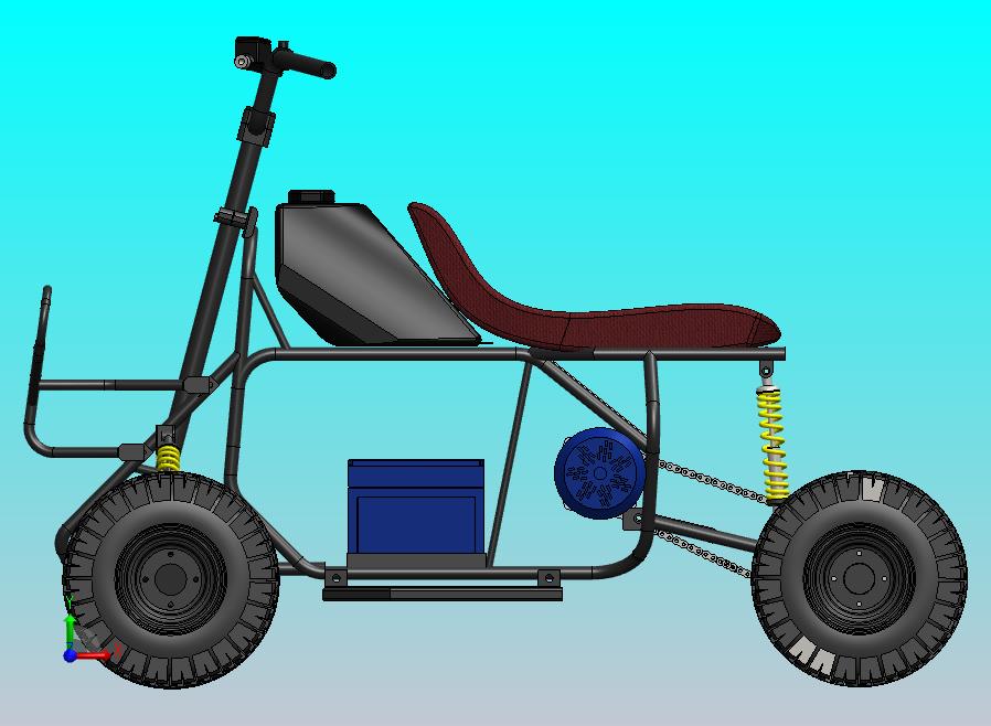 电动四轮山地车