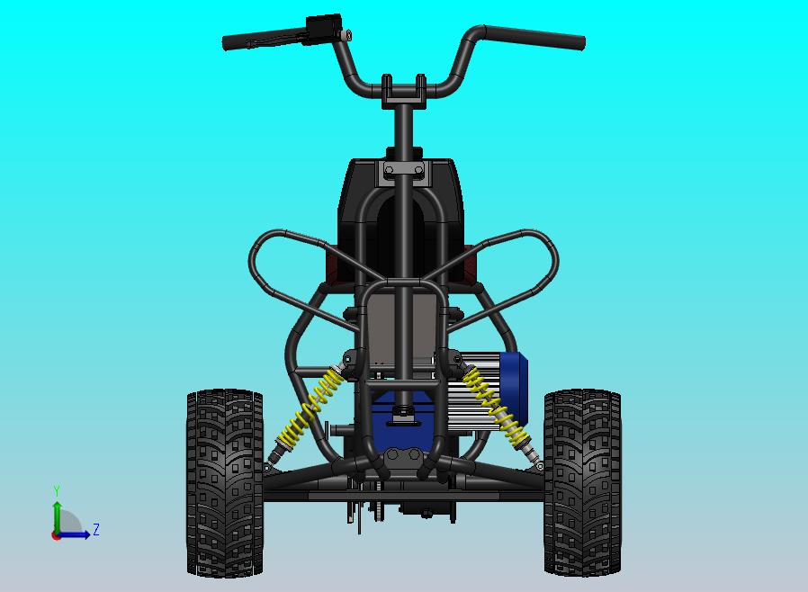 电动四轮山地车