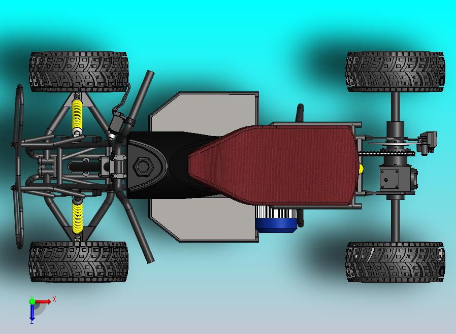 电动四轮山地车