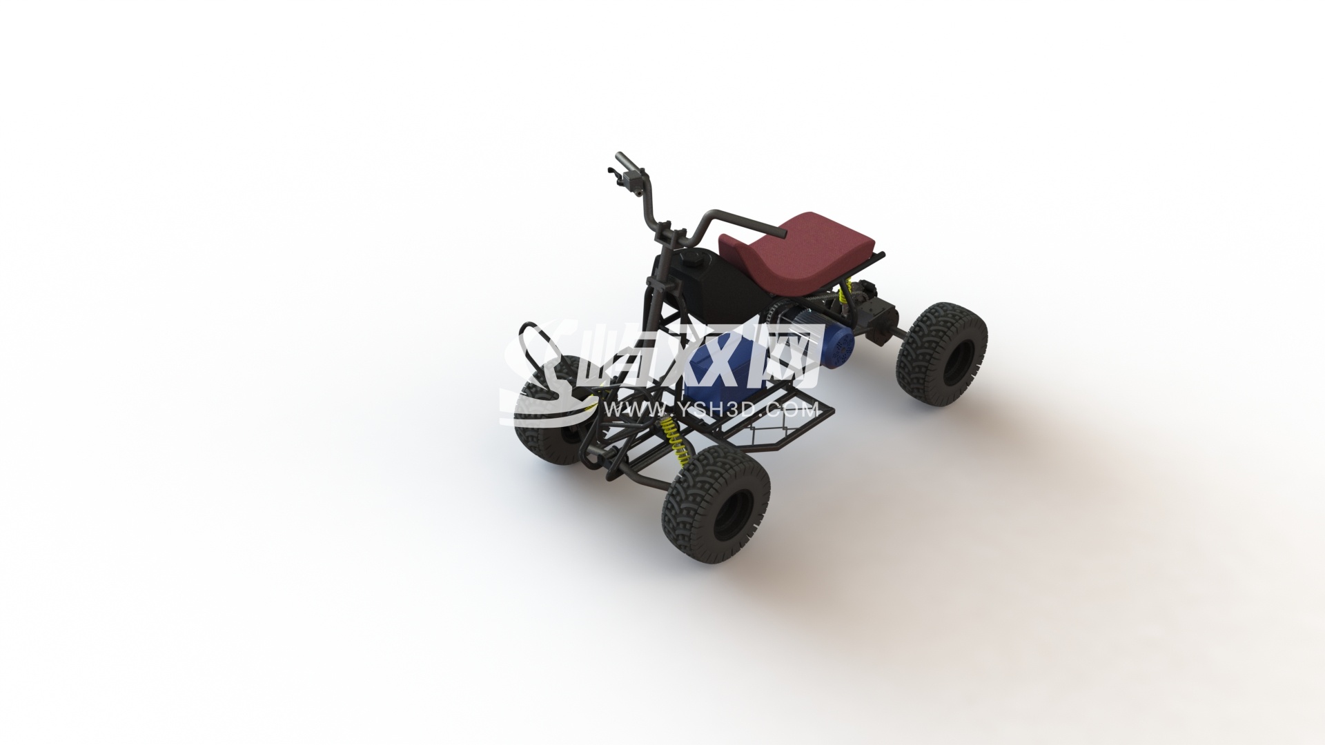 电动四轮山地车