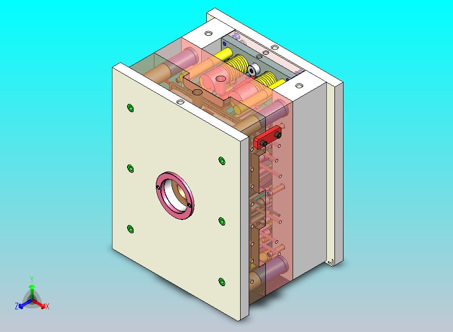 抽屉面板模具设计