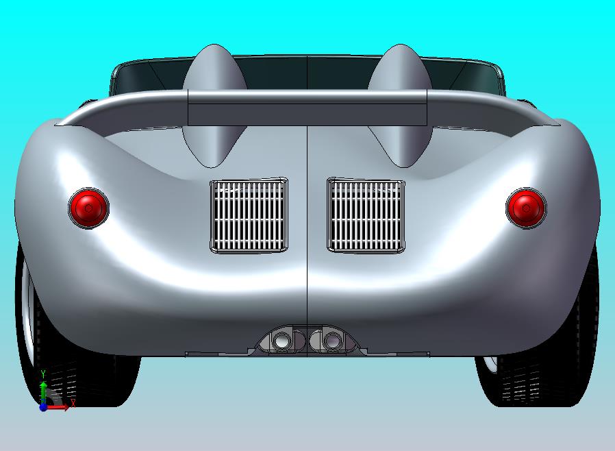 极速敞篷跑车模型