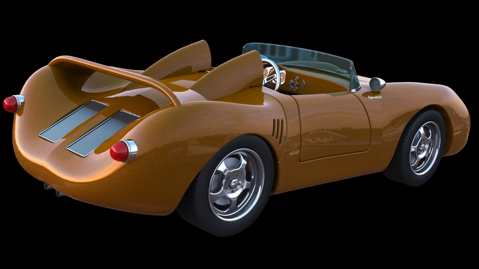 极速敞篷跑车模型