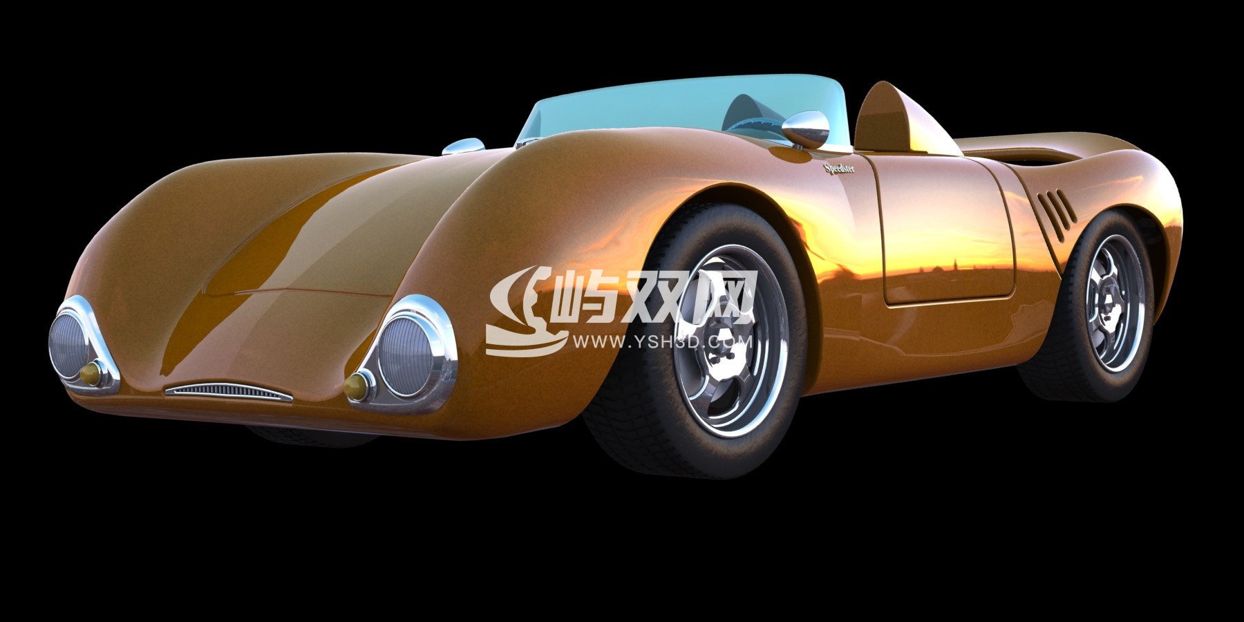 极速敞篷跑车模型