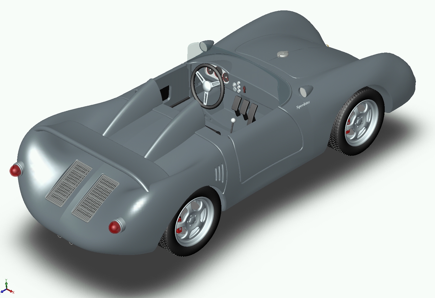 极速敞篷跑车模型