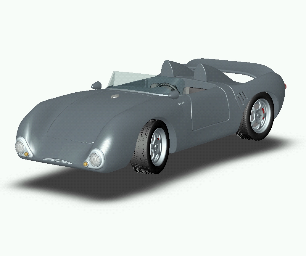 极速敞篷跑车模型