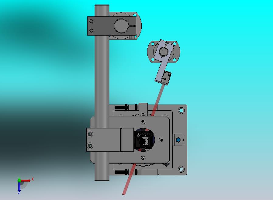基于视觉的角度调整机构
