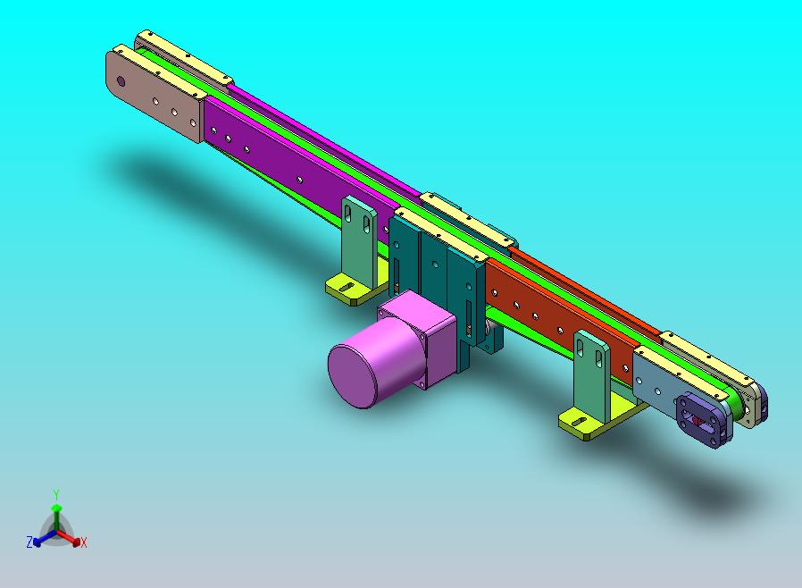 门锁输送皮带流水线