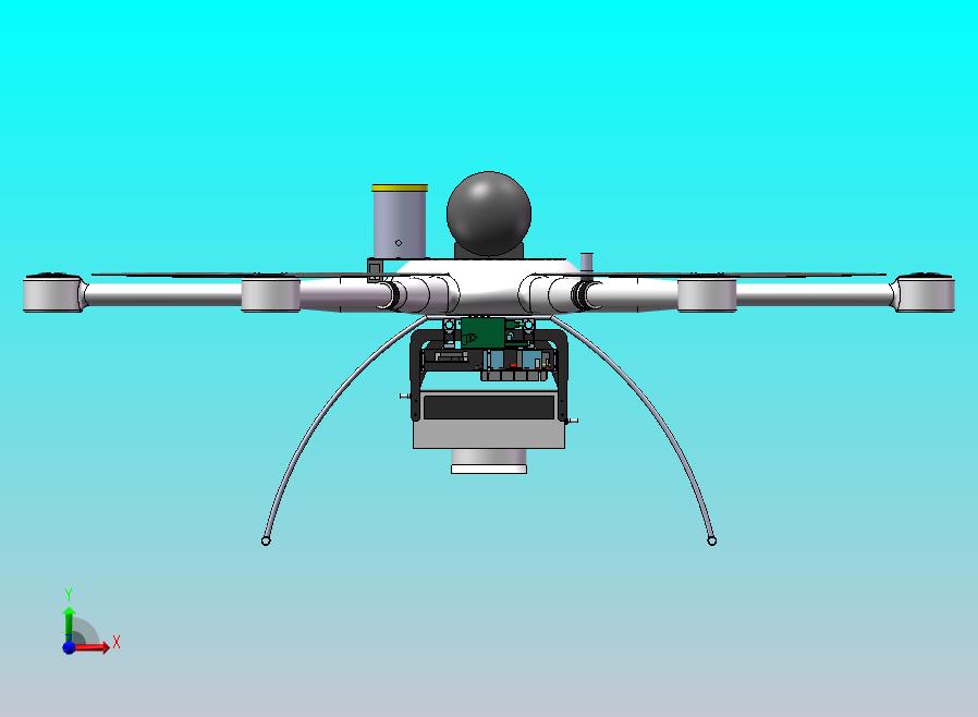 氢燃料电池六旋翼无人机