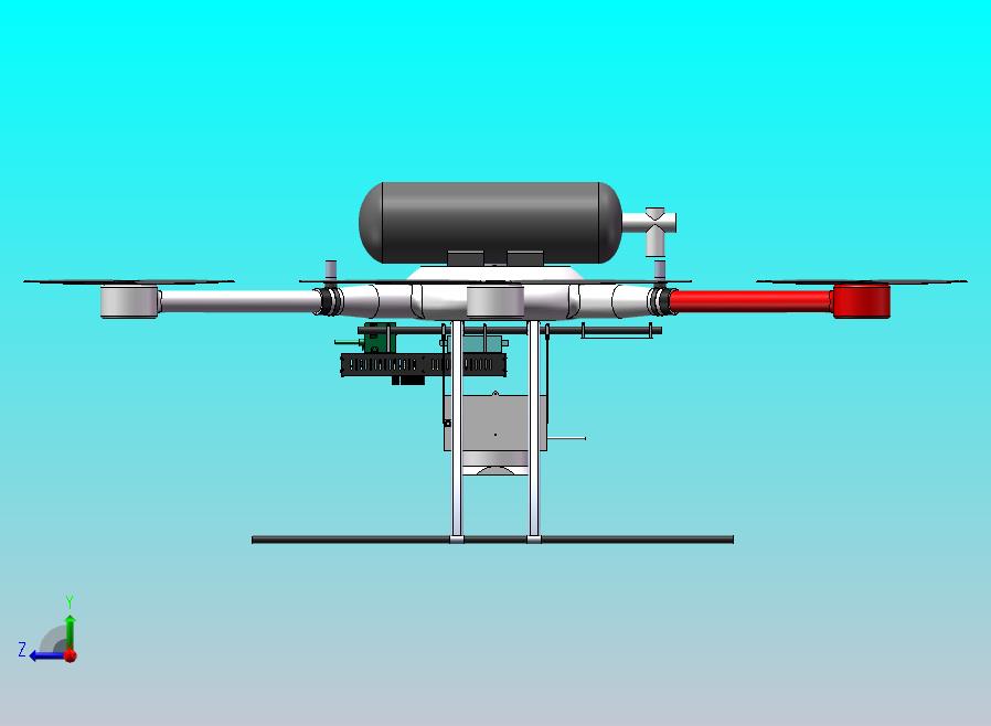 氢燃料电池六旋翼无人机