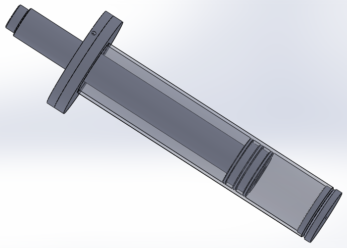 焊接式液压缸（带法兰固定）290x180x1300毫米