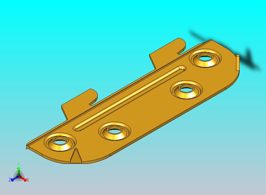 床轨紧固件 100mm