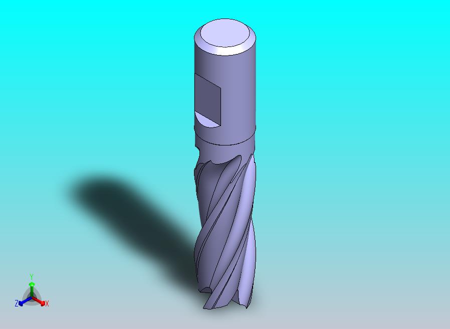 立铣刀 20mm 高速钢