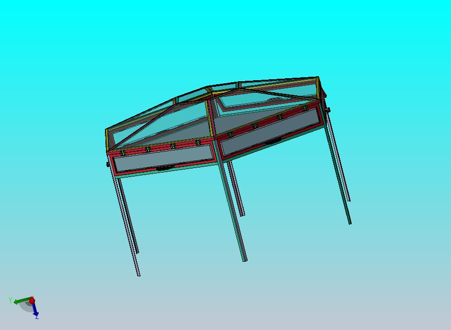 六角形珠宝展示架