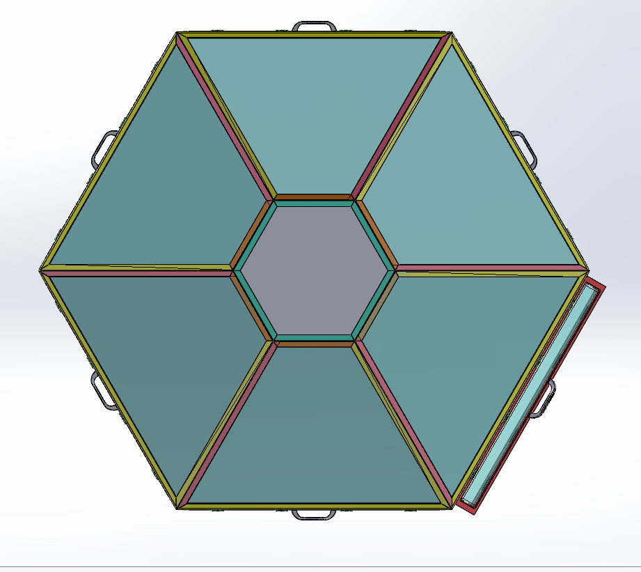 六角形珠宝展示架