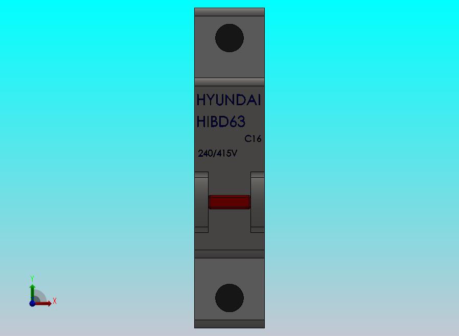 现代单极微型断路器（MCB）