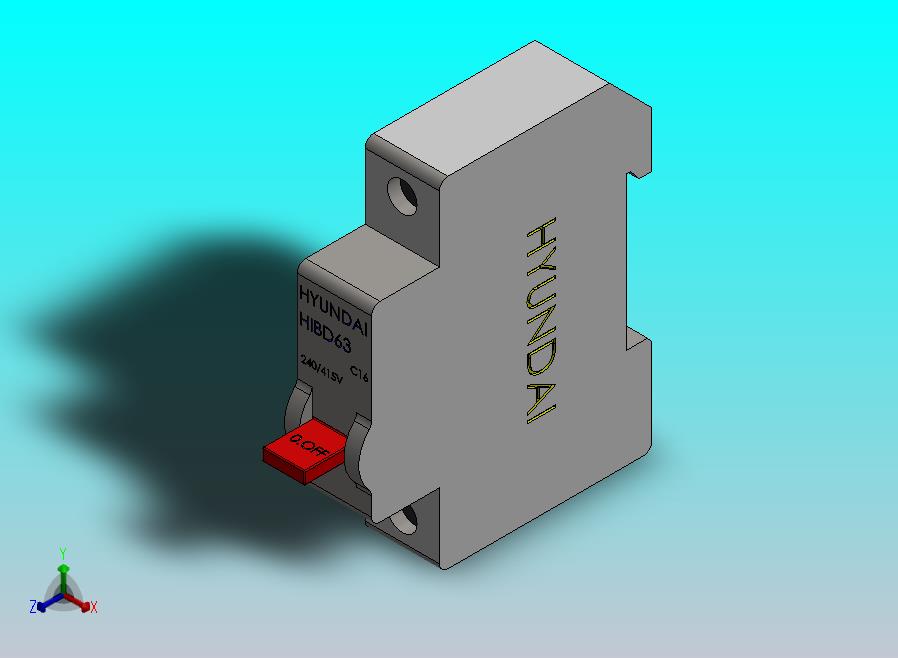 现代单极微型断路器（MCB）