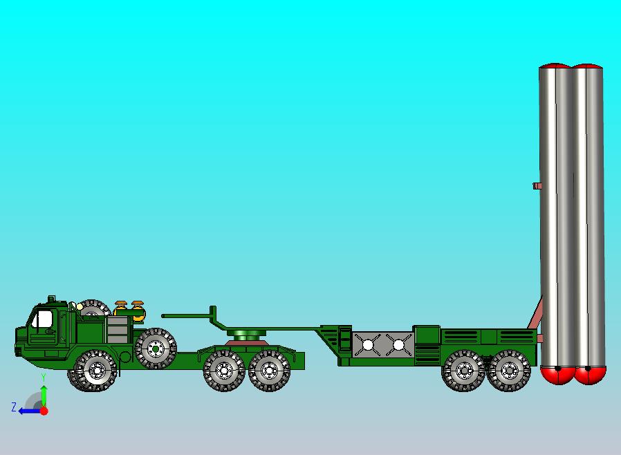 S400防空系统CATIA模型