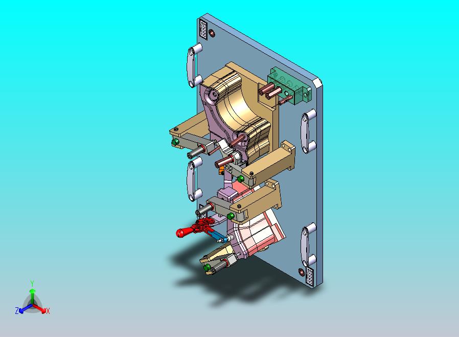 安装加强板检具