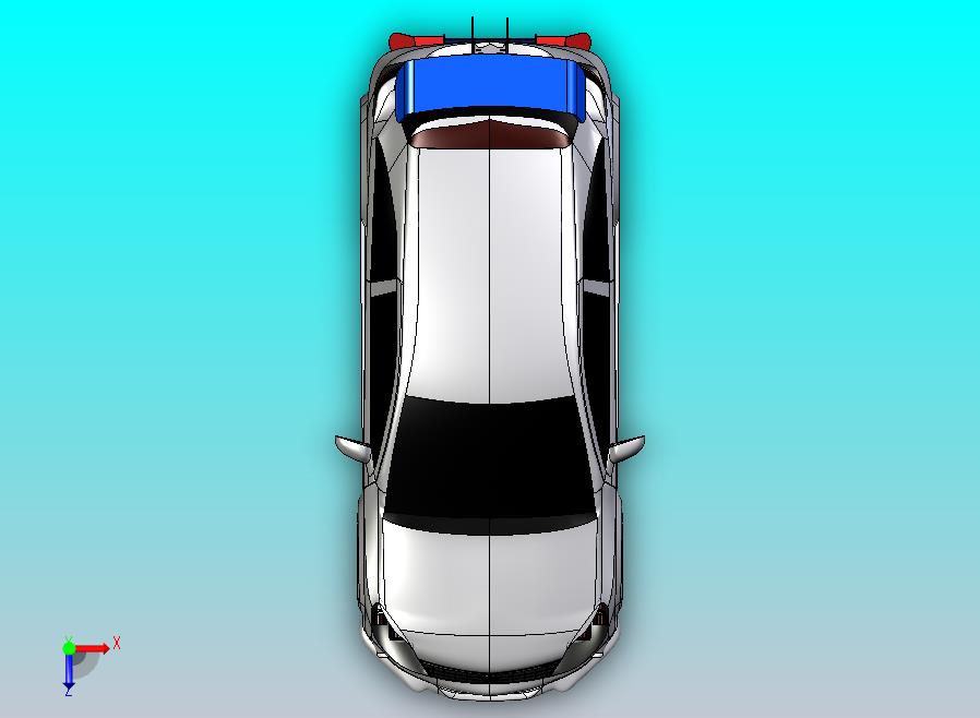 带复合材料尾翼的跑车